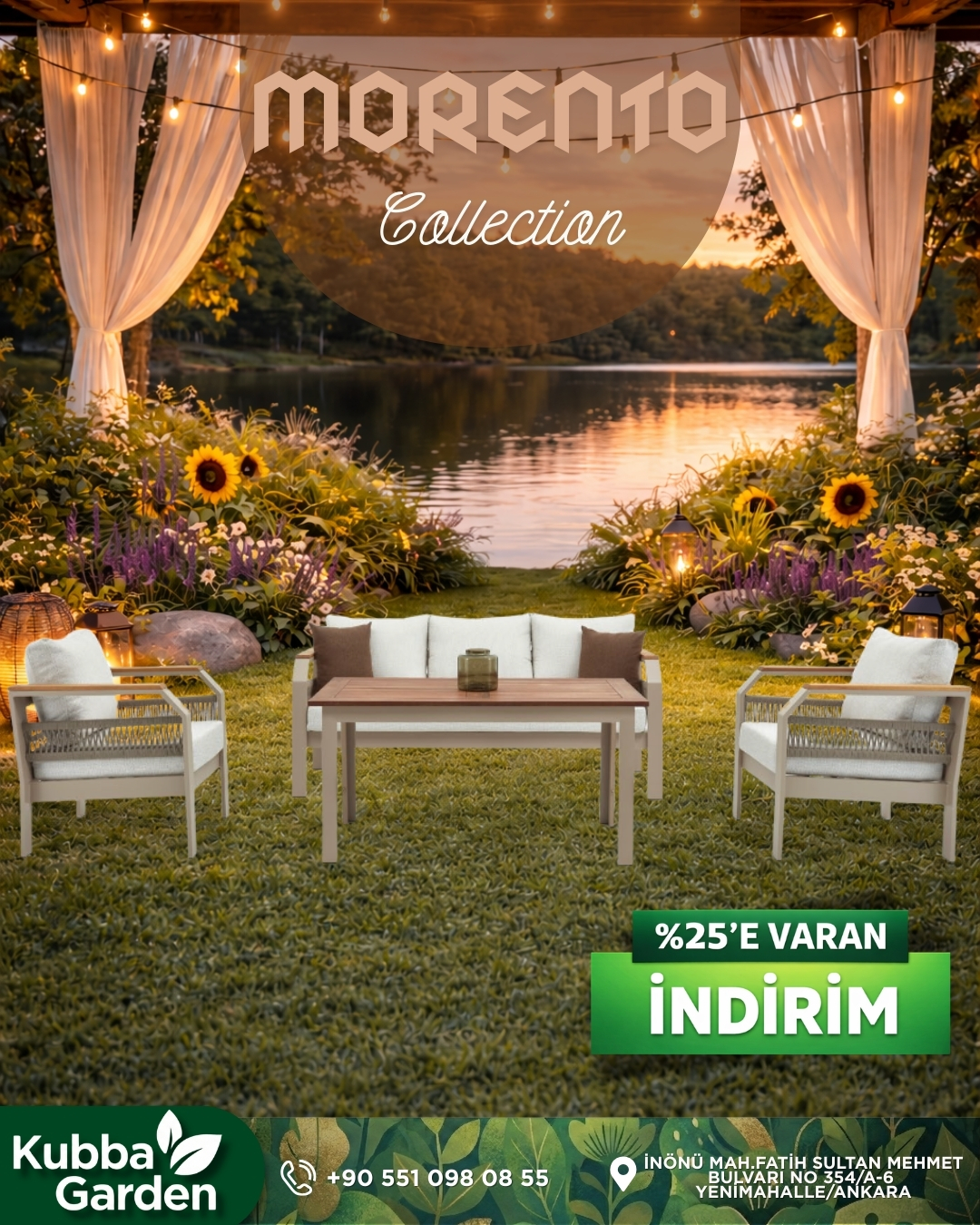 KUBBA GARDEN'da Ramazan Bereketine Özel! 🌙 Bahçe Salıncakları'nda %25'e varan indirim fırsatı!